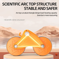Rouleaux d'exercice abdominaux pour musculation en usine, retour automatique, double support pour les coudes, pliable, ABS PP TPR, équipement de gym