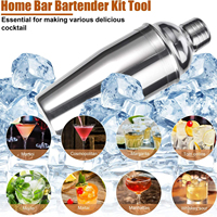 Ensemble de fabrication de cocktails Camol Factory, ensemble d'outils de bar, shaker à martini de 24 oz, shaker à cocktail, kit de barman en acier inoxydable de 12 pièces