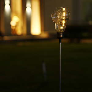 Lámpara Solar de Jardín con Estaca, Bombilla LED, Resistente al Agua, Portátil, Alimentada por Energía Solar, Decoración para Patio - Product Image 2