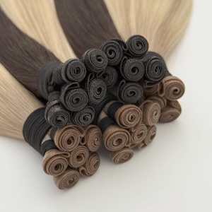 Extensiones de Cabello Humano Virgen y Genius Weft Rizado Atado a Mano al por Mayor para Mujeres de Proveedores de Cabello en 2025 - Product Image 2
