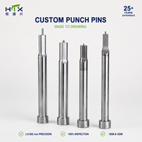 Piston d'éjection haute précision robuste avec ressort pour moule d'injection plastique – Composants de moule sur mesure