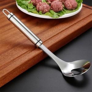 HelloWorld creatore di polpette creativo Baller di carne con perdita ellittica cucchiaio antiaderente stampo per polpette utensile da cucina Gadget strumento per carne - Product Image 3