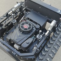 Tondeuse robot sans fil intelligente et robuste à essence pour vergers et pentes, avec moteur performant et contrôle de trajectoire efficace