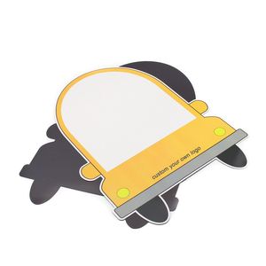 Autocollant magnétique personnalisé pour voiture, logo publicitaire, forme de voiture, aimant de porte, aimant de réfrigérateur, fournitures économiques - Product Image 2