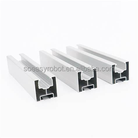 Customized Length Solar Panel Mounting Structure Rail Aluminum Rail for ...