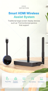 HDMI Không Dây Donge Bộ Kéo Dài HDMI Adapter Thu Phát <span class=keywords><strong>Video</strong></span> Âm Thanh Kéo Dài 50M Miracast Cho Tivi Laptop Điện Thoại Di Động - Product Image 4