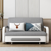 Sofá cama plegable extraíble de 2 plazas doble a precios bajos, muebles de esquina, sofá cama plegable individual con almacenamiento para sala de estar