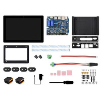Carte de développement tactile HMI industrielle pour Raspberry Pi Compute Module 5, écran tactile en verre 10 points, caméra 5MP, RS485, 4G/5G pour Compute Module 5