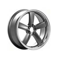 Velg Aluminium Alloy 17x8.0 5x100 PCD ET35 CB 73.1 Model Forged Cekung untuk Mobil Penumpang Performa Kustom CNC
