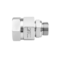 Connecteur rotatif droit en acier inoxydable EAGLE, raccord BSP G femelle/mâle, joint rotatif à angle droit pour liquides et gaz