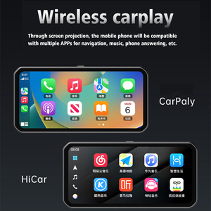 Không dây 6.25 \ "Carplay Xe máy GPS Navigator với không thấm nước HD máy ảnh TMPS BSD karadar T8 2 dvrs - Product Image 3