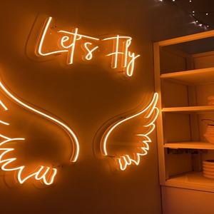 ป้ายไฟนีออนแบบกำหนดเองยินดีต้อนรับสู่ป้ายนีออนป้ายโลโก้ไฟ LED แบบกำหนดเองสำหรับห้องนอนวันเกิดปาร์ตี้ตกแต่งป้ายนีออน - Product Image 6