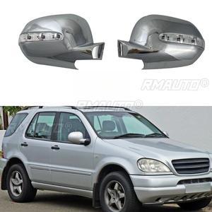 ฝาครอบกระจกมองข้างแบบ LED สำหรับรถยนต์ Mercedes Benz W163 ML300 320 350 ปี 1998 ป้องกันรอยขีดข่วน  ตกแต่งกระจกมองข้าง - Product Image 2