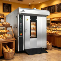 Four rotatif à air chaud, équipement de boulangerie pour usine de pain, four à convection à air chaud pour baguettes, équipement de sortie d'usine