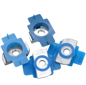 HDG nhựa Wing <span class=keywords><strong>Nut</strong></span> M8 nhôm hồ sơ Phụ kiện cho thép năng lượng mặt trời kênh kẹp với thép không gỉ <span class=keywords><strong>Nut</strong></span> và mùa xuân M6 - Product Image 3