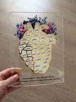 Nouveau tableau de suivi de lecture islamique en acrylique en forme de cœur pour la mémorisation du Coran, décoration élégante pour la maison musulmane, cadeau inspirant pour l'Aïd