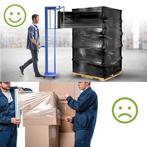 Máquina Envolvedora Vertical Manual de Film Estirable para Paletas, para Embalaje Industrial en Almacenes, Alta Eficiencia - Product Image 6