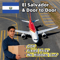 Agent d'expédition Chine El Salvador DDP Alibaba-express, transitaire porte-à-porte, prix fixe, sans frais supplémentaires, fret aérien