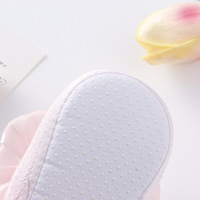 Sepatu Bayi Baru Lahir, Sepatu Bayi Perempuan dengan Ikat Rambut, Set Headband, Sepatu Bayi Lembut untuk Balita yang Belum Bisa Berjalan