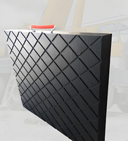 Plaques flottantes antidérapantes en UHMWPE pour stabilisateurs de grue, pour équipements de levage lourds