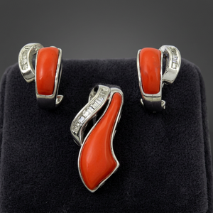 Conjunto de Joyería de Plata de Ley Fina de Alta Calidad, Regalo de San Valentín 2024, con Circonita Cúbica, para Compromiso, Boda, Aniversario - Product Image 3