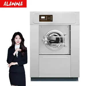 30kg yüksek kapasiteli düşük gürültü endüstriyel otomatik çamaşır makinesi iş için güvenilir çamaşır ekipmanları makine