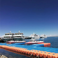 Ponton flottant modulaire marin Quai de bateau Cubes en HDPE pour la construction de blocs flottants Pont de ponton flottant facile à construire