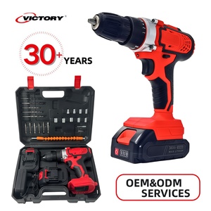 Máy khoan điện đa năng 21V 3 trong 1, động cơ chổi than, điều khiển 2 tốc độ, tua vít không dây, 2 pin, dùng cho gia đình - Product Image 2