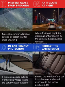 2 capas 3M 8803 película de tinte automático <span class=keywords><strong>Control</strong></span> de calor Nano cerámica tinte de ventana Solar para coches protección UV PET película de ventana de coche barata - Product Image 5
