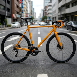 Cadre de vélo de route vintage Worldcycle HL30CRMO 700C en acier chromoly CRMO jaune brillant, fourche, vélo à vitesse unique, à pignon fixe, personnalisé - Product Image 5