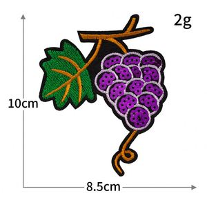 Patchs thermocollants brodés de sequins en forme de fruits de dessin animé pour vêtements d'enfants - Product Image 4