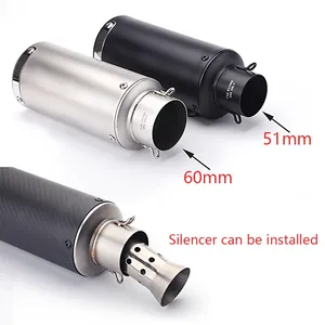 Silenciador de <span class=keywords><strong>Escape</strong></span> Universal <span class=keywords><strong>para</strong></span> Motocicleta, 51 mm, <span class=keywords><strong>Escape</strong></span> <span class=keywords><strong>para</strong></span> <span class=keywords><strong>Er6n</strong></span> Sv650 Crf 230 Z800 R1 Cb650f Cb1000r Cbr250r - Product Image 5