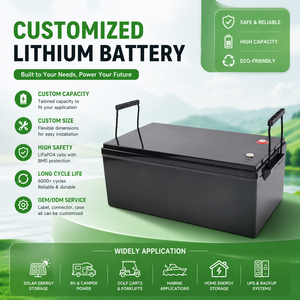 Batterie personnalisée 24V 36V pour applications de traction et de puissance, service OEM ODM pour chariots élévateurs, voiturettes de golf, bateaux - Product Image 2