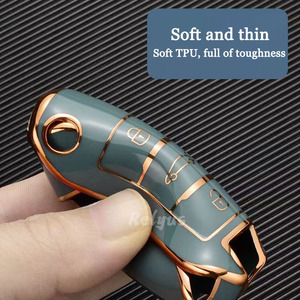 Custodia per chiave auto in TPU stile bordo dorato per Peugeot 208 2008 308 3008 408 508 107 301 <span class=keywords><strong>Citroen</strong></span> C4 <span class=keywords><strong>CACTUS</strong></span> C5 DS4 DS5 accessori - Product Image 6
