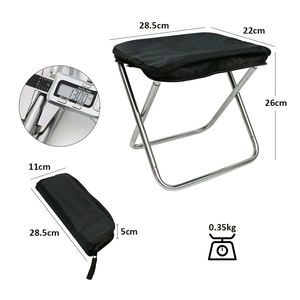 Camping <strong>Folding</strong> Stool Pocket <strong>Chair</strong> Supports up to 300 Lbs Compact <strong>Chair</strong> Collapsible <strong>Chair</strong> for Hiking, Fishing - Product Image 3