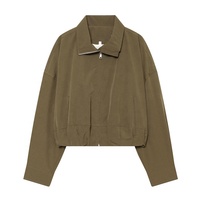 Veste d'été en coton à bas bouffant de style européen