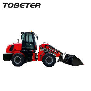 TOBETER TL2500 Mini chargeuse sur pneus télescopique pour la manutention de matériaux d'échafaudage de petits chantiers de construction - Product Image 6