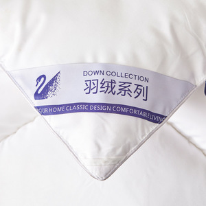 Edredón de cama de Hotel, relleno de tela de peso personalizado, pluma/algodón/plumón de ganso/plumón de pato, edredón cálido de invierno - Product Image 5