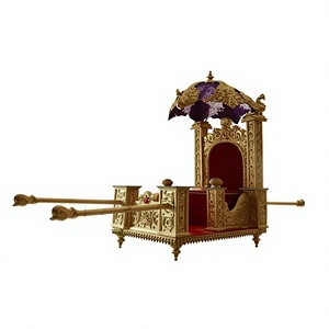 Impressionnante Doli de mariage indienne de créateur pour l'entrée de la mariée, Palki de princesse pour l'entrée nuptiale, pour mariages hindous, Doli dernière génération en promotion aux États-Unis - Product Image 1