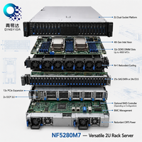 Servidor en Rack 2U NF5280M7, Doble Xeon, DDR5, PCIe 5.0, NVMe, Computación Empresarial, Configuración Personalizada, Probado