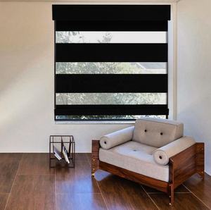 Корейские встроенные жалюзи с зеброй, моторизованные жалюзи, вертикальные шторы, фабричные фошань - Product Image 2