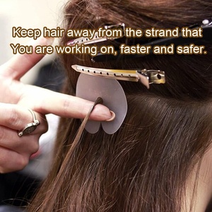 <strong>Keratin</strong> Protective Sectioning Discs Hair Extension Heat Shield Guards Protection Pad <strong>Glue</strong> <strong>Protector</strong> for Hair Extension Using - Product Image 5