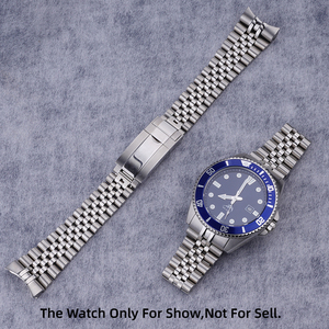 US Stock Tax-Free Casio MDV-106 Stainless Steel Watchband Bracelet 22mm Silver Solid Curved Jubilee for Oyster <strong>Deployant</strong> <strong>Clasp</strong> - Product Image 2