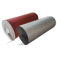 NQFIBER 200g Tissu en fibre de verre E résistant aux hautes températures, enduit de silicone, pour écran anti-fumée mural, sergé