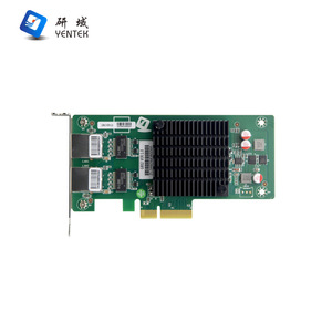 Tarjeta de red Yanyu G802 Dual Gigabit Ethernet PCIE x4 para uso industrial en escritorio - Product Image 2