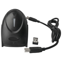 Xkancode 1D CCD Escáner de código de barras inalámbrico 2,4 GHz Lector de código de barras inalámbrico Funciona con Windows Mac Android PC POS Caja registradora