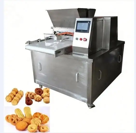 Offre Spéciale boulangerie petit commerciale automatique fortune croustillant biscuit cookie chute déposant de remplissage formant presse machine prix