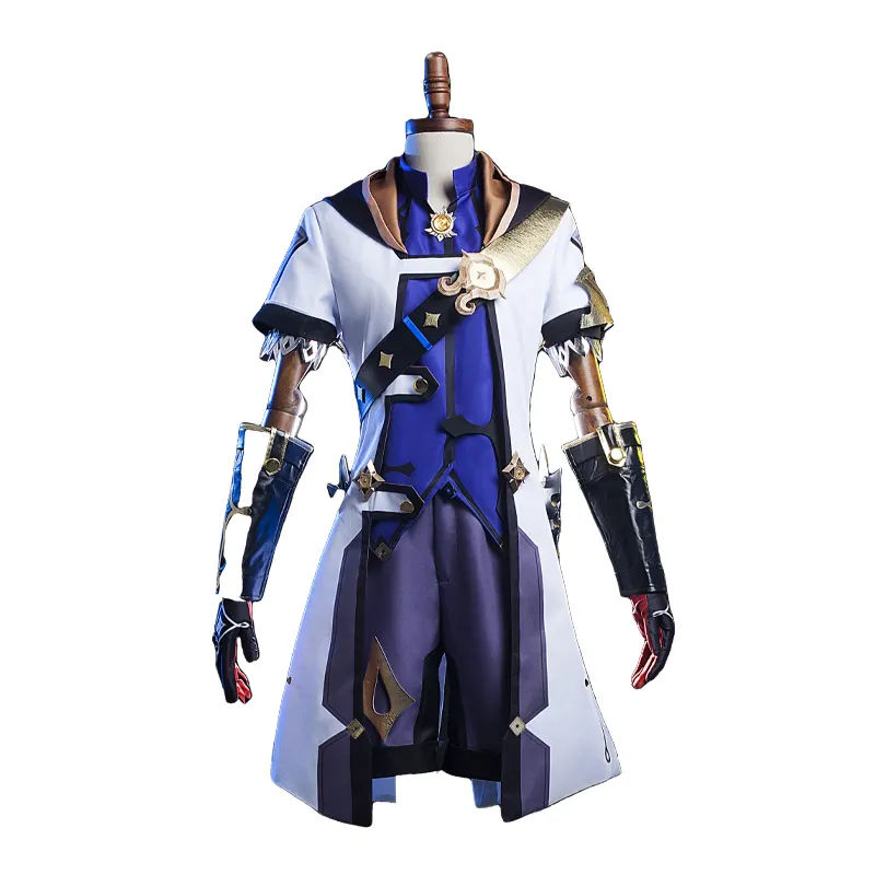 Game Genshin Impact Albedo Cosplay Costume Halloween Party Game Clothes
