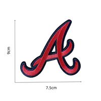 Ensemble complet de patchs brodés à appliquer au fer à repasser avec logo d'équipe de baseball de la Ligue majeure pour chapeaux et maillots