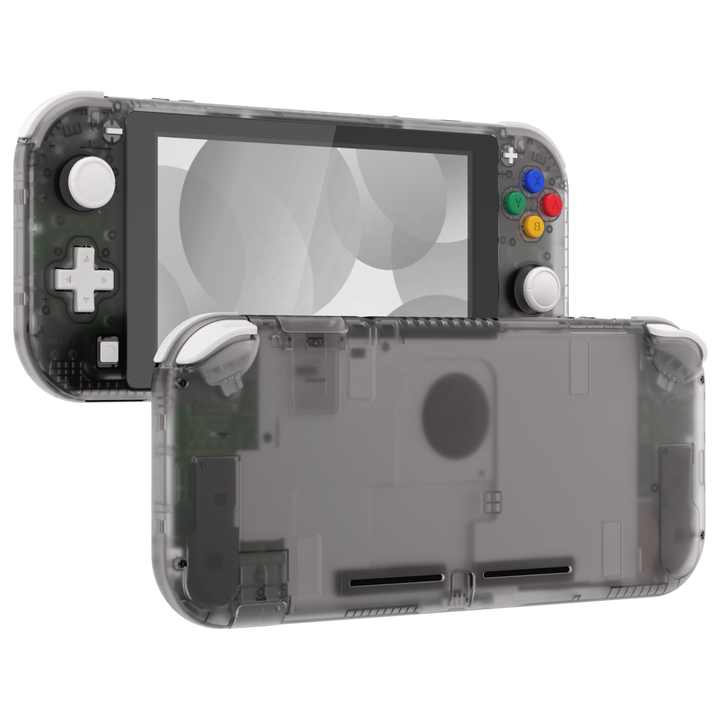 Nintendo SwitchLite用の交換用カスタムクリアブラックフロント 